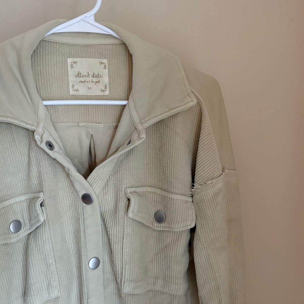 Altar'd State Cream Shacket